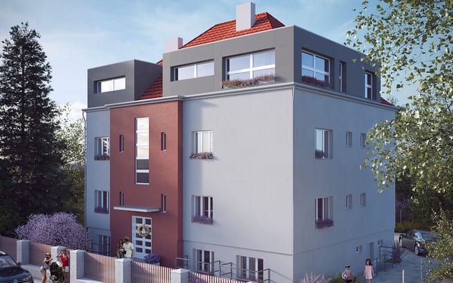 Rezidence Prusická – nové byty Praha 10 – Strašnice