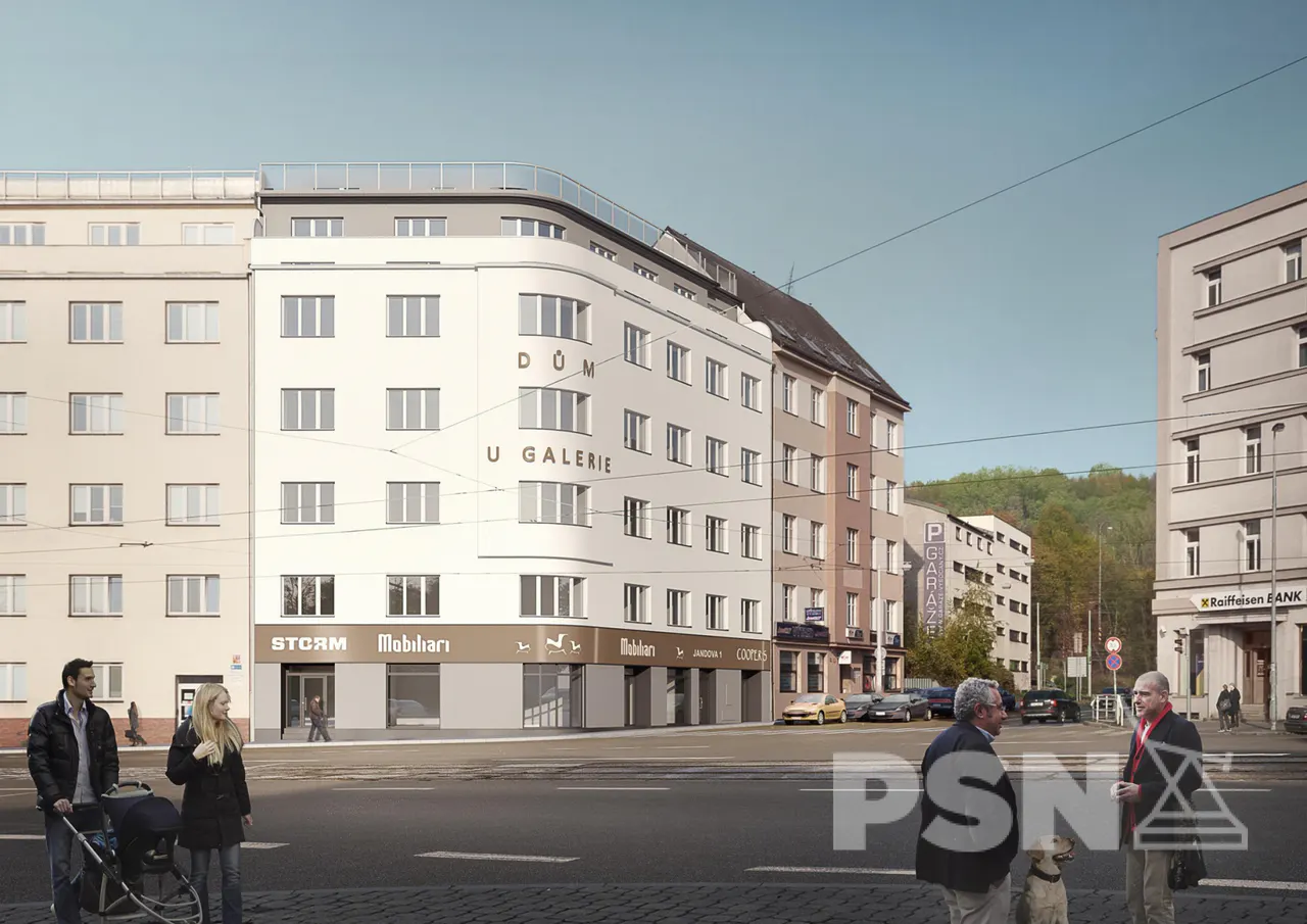Dům U Galerie – nové byty Praha 9 – Vysočany – foto 1