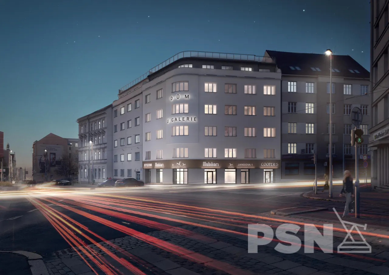 Dům U Galerie – nové byty Praha 9 – Vysočany – foto 2