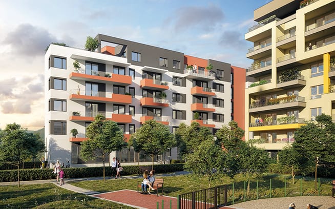 Rezidence Podkova – nové byty Praha 4 – Modřany