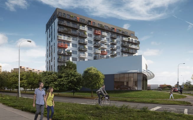 Bytový dům Triangl – nové byty Praha 5 – Stodůlky