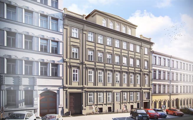 Villa Apus – nové byty Praha 2 – Nové Město
