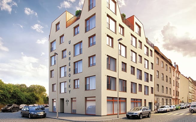 Rezidence U Grébovky – nové byty Praha 4 – Nusle