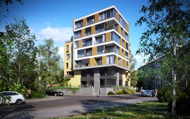 Rezidence U Roháčových kasáren – nové byty Praha 10 – Vršovice