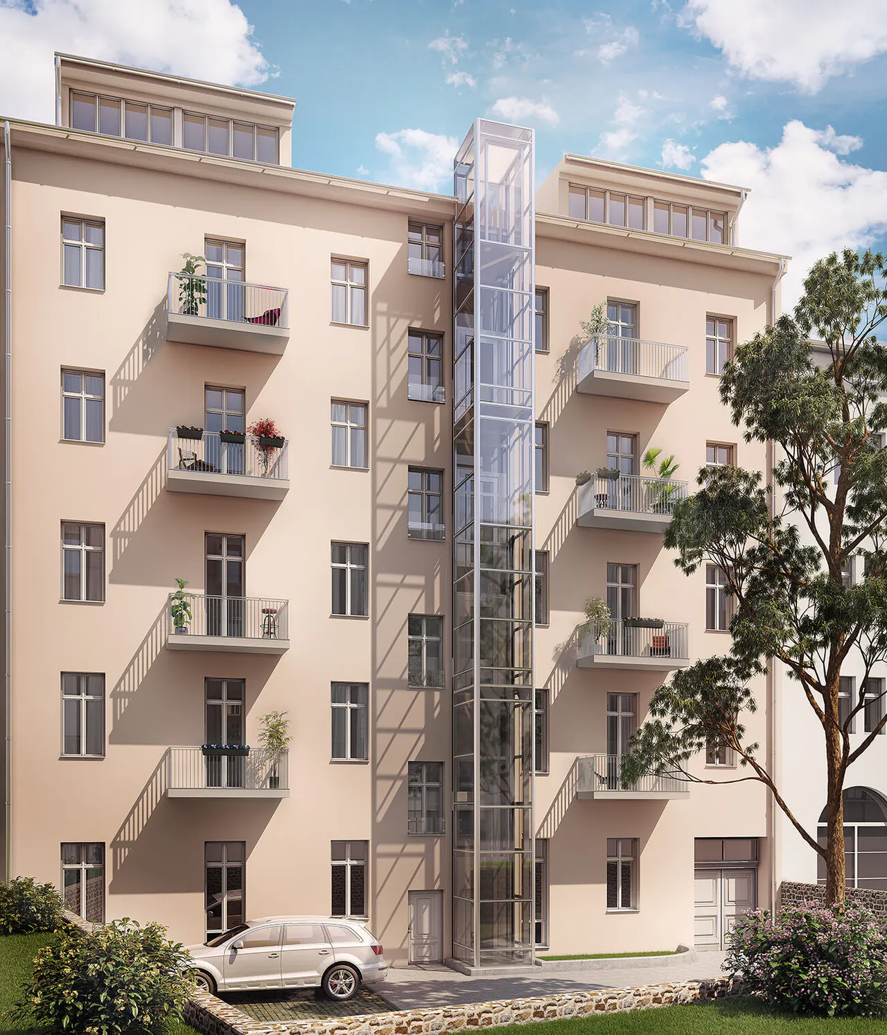 Rezidence Heřmanka – nové byty Praha 7 – Holešovice – foto 2
