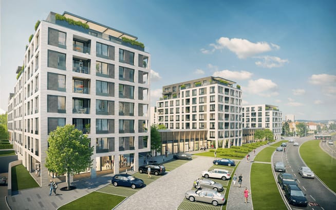Green Port Strašnice – nové byty Praha 10 – Strašnice
