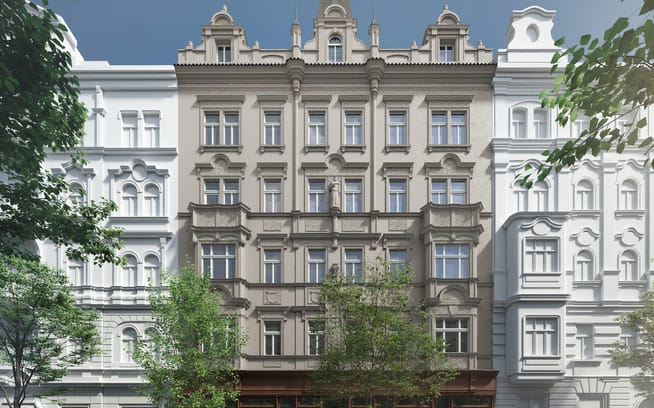 Rezidence Italská 8 – nové byty Praha 2 – Vinohrady