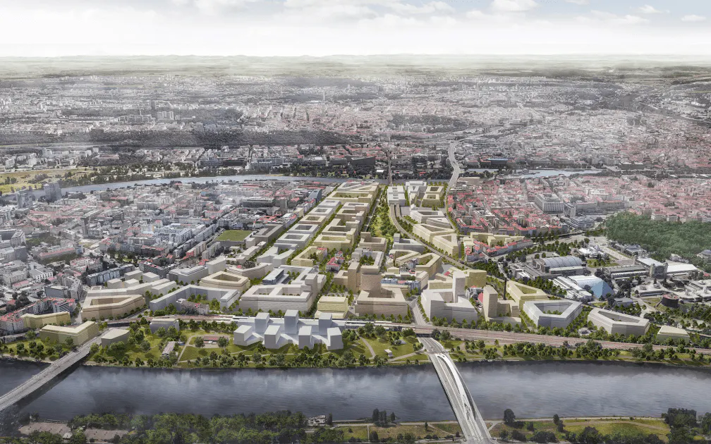Nová čtvrť Bubny-Zátory – brownfieldy a nové byty Praha 7 – Holešovice – foto 2