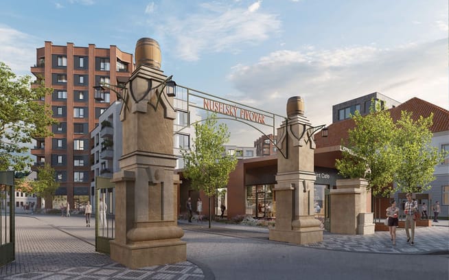 Nuselský pivovar – brownfieldy a nové byty Praha 4 – Nusle