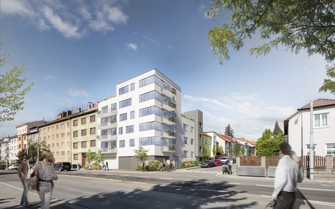 Rezidence Merhautova – nové byty Brno, okres Brno-město