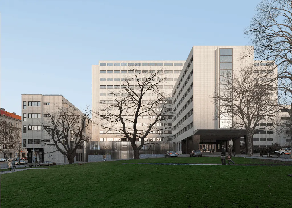 Dům RADOST (Dům odborových svazů) – brownfieldy a nové byty Praha 3 – Žižkov – foto 2