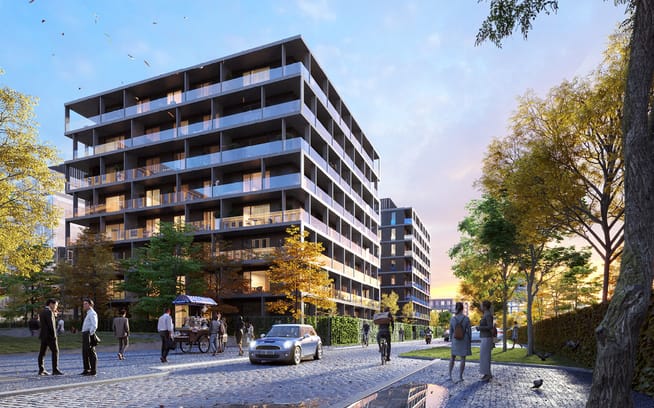 Rohan City - Riviéra Karlín – nové byty Praha 8 – Karlín