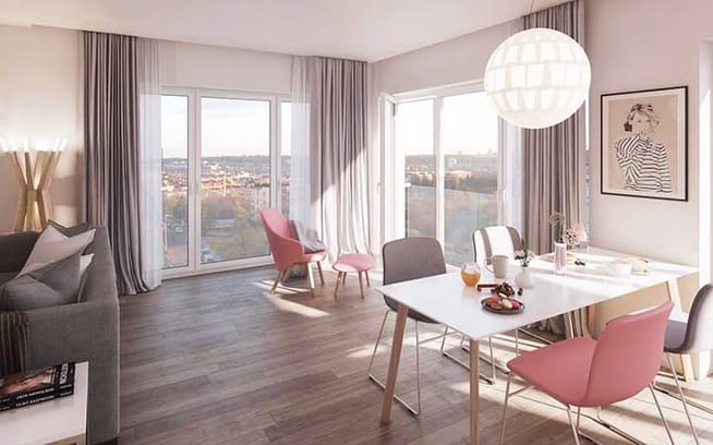 Rezidenční projekt Bullovka – nové byty Praha 8 – Libeň