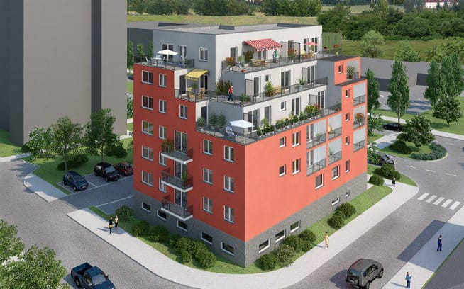 Bytový dům U Skalky – nové byty Praha 10 – Strašnice