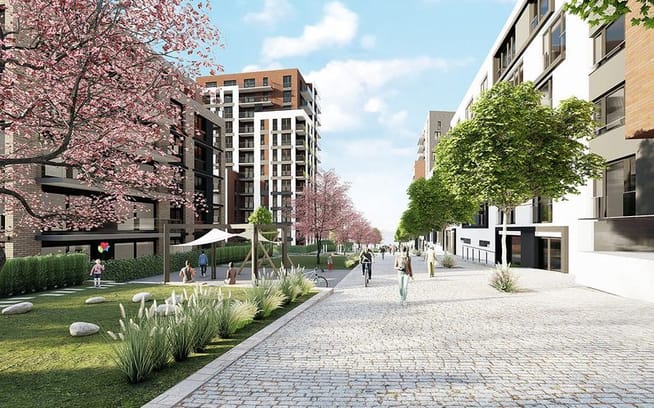 Zálesí – brownfieldy a nové byty Praha 4 – Krč