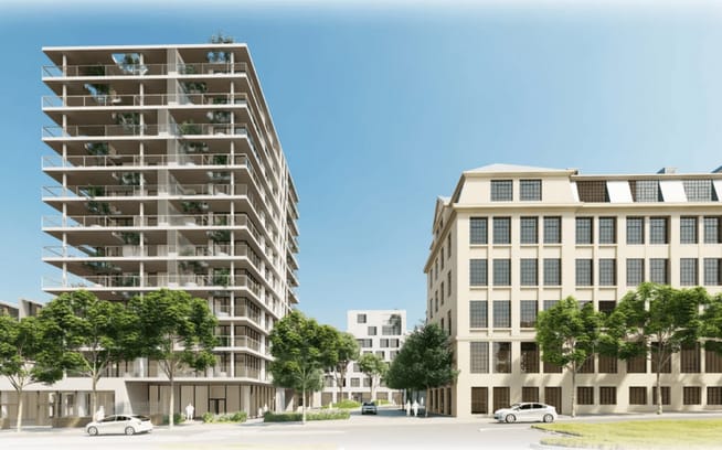Koh-i-Noor – brownfieldy a nové byty Praha 10 – Vršovice
