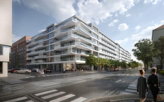 Linea Pura – nové byty Praha 7 – Holešovice