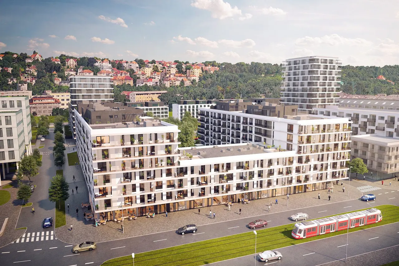 Kolbenova park – brownfieldy a nové byty Praha 9 – Vysočany – foto 2