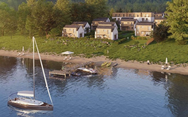 Lakeside Resort Slapy – rodinné domy a nové byty Křečovice, okres Benešov