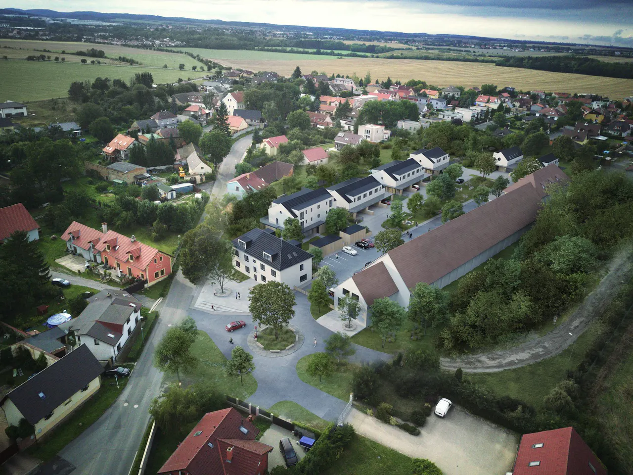 Rezidence Dobříč – rodinné domy a nové byty Dobříč, okres Praha-západ – foto 5