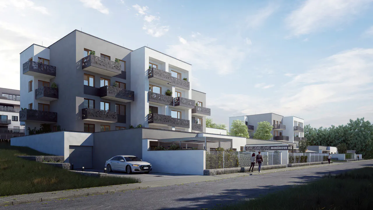 Rezidence Menšíkova – nové byty Brno, okres Brno-město – foto 1