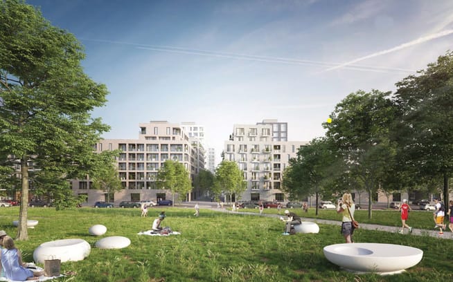 Obytný soubor Jarov – brownfieldy a nové byty Praha 3 – Žižkov