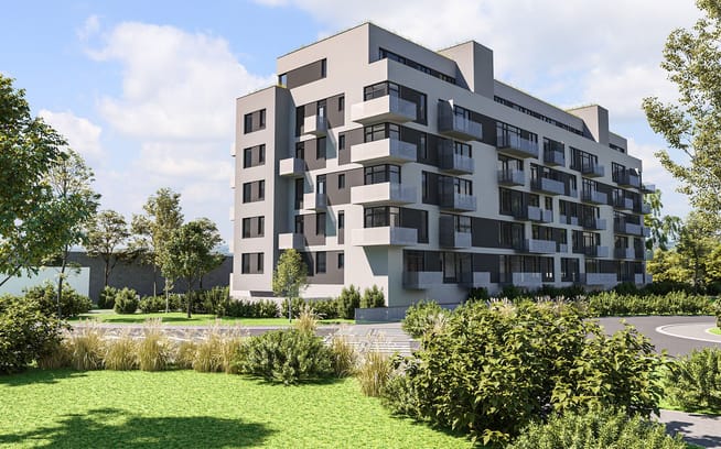 Byty Americká – nové byty Kladno, Středočeský kraj