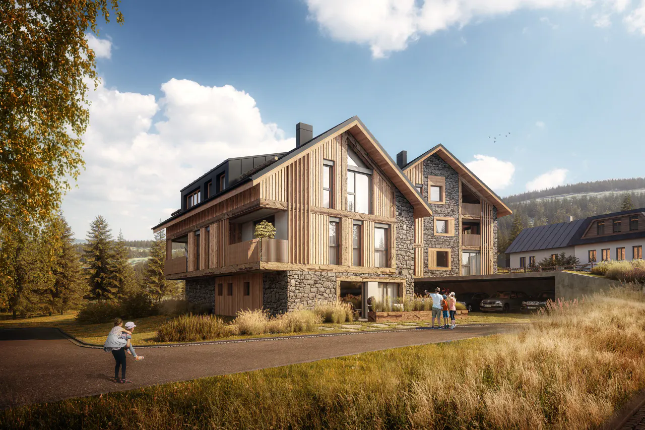 LAKA LIVING – nové byty Prášily, okres Klatovy – foto 1