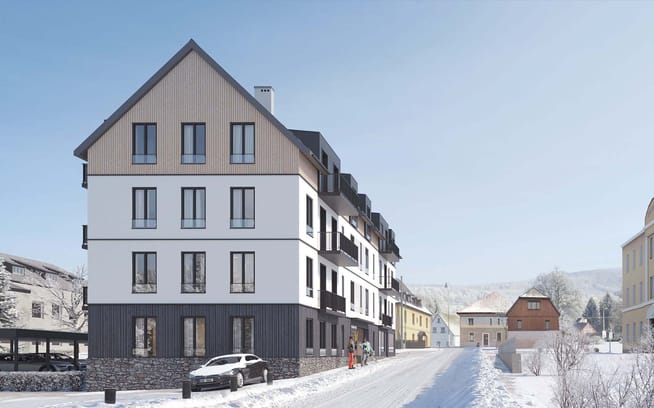 Perninský dvůr – nové byty Pernink, okres Karlovy Vary