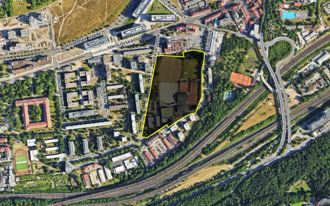 Nový Karlín – brownfieldy a nové byty Praha 8 – Karlín