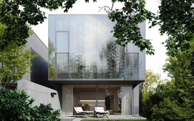 Sky City Villas – rodinné domy Praha 4 – Záběhlice