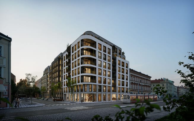Rezidence Na Plzeňce – nové byty Praha 5 – Smíchov