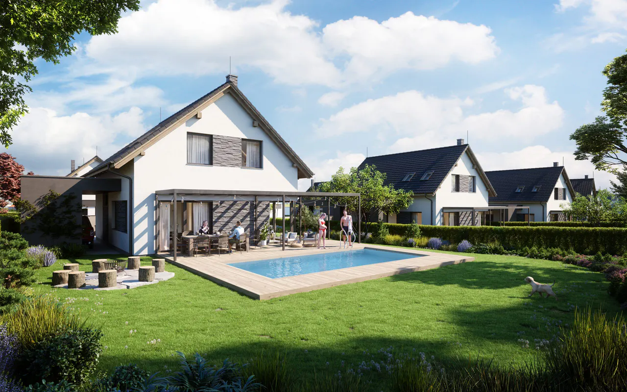 Green Resort Kunětická Hora – rodinné domy Dříteč, okres Pardubice – foto 1