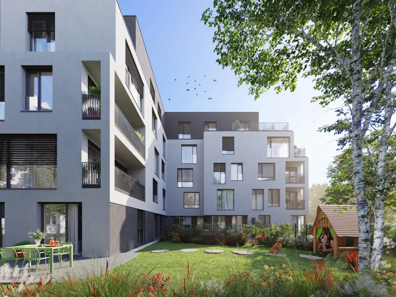Rezidence Newton – nové byty Praha 8 – Kobylisy – foto 2