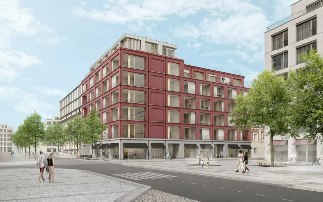 Městský dům Za Papírnou – nové byty Praha 7 – Holešovice