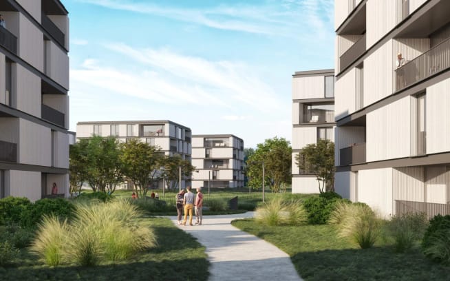 Boněcký rybník – nové byty Zlín, okres Zlín